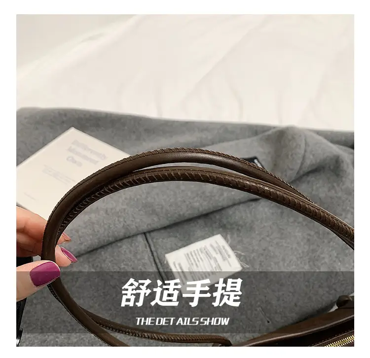 Black Crossbody Tote Bag for Women 2024 Winter Commute — feature 6