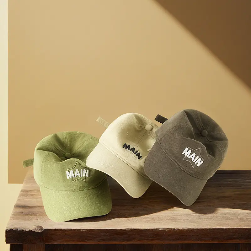 Main Star Logo Cycling Sun Hat Olive Green