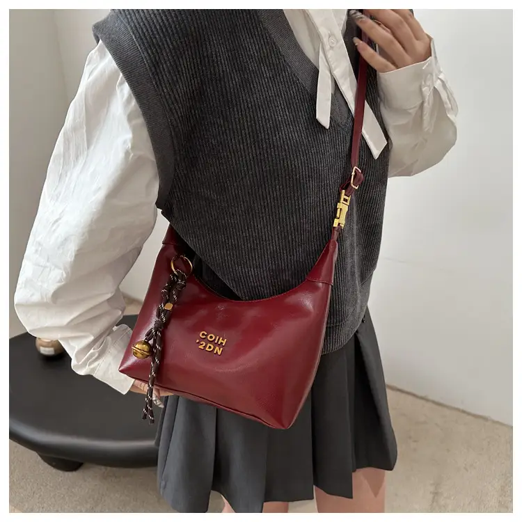 Korean Style Brown Shoulder Bag Women 2024 — feature 10