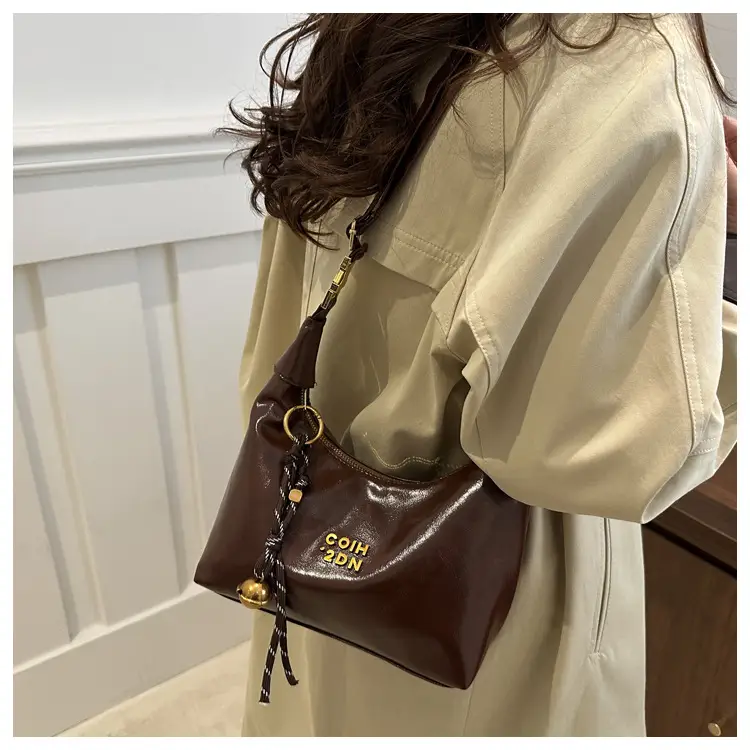 Korean Style Brown Shoulder Bag Women 2024 — feature 14