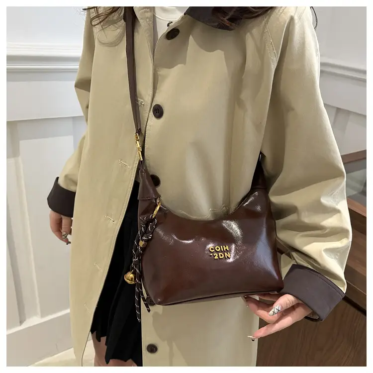 Korean Style Brown Shoulder Bag Women 2024 — feature 15