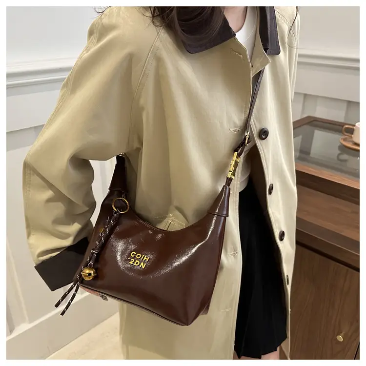 Korean Style Brown Shoulder Bag Women 2024 — feature 16