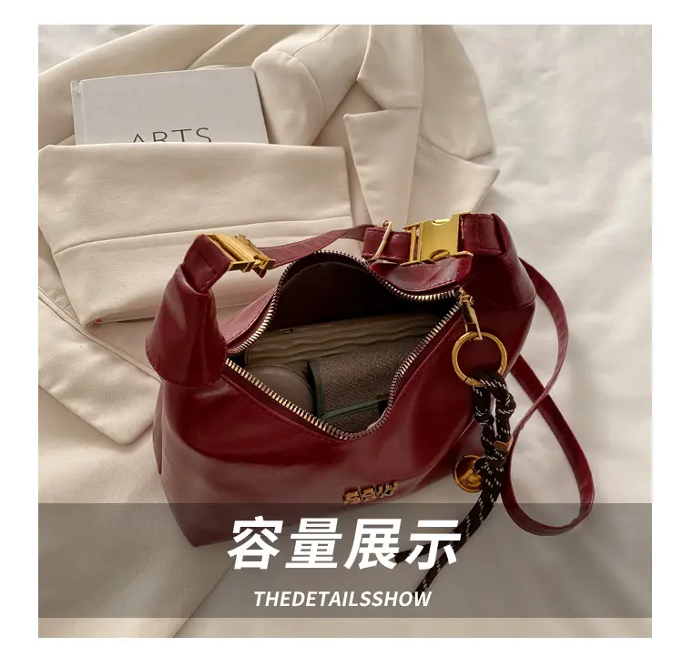 Korean Style Brown Shoulder Bag Women 2024 — feature 6
