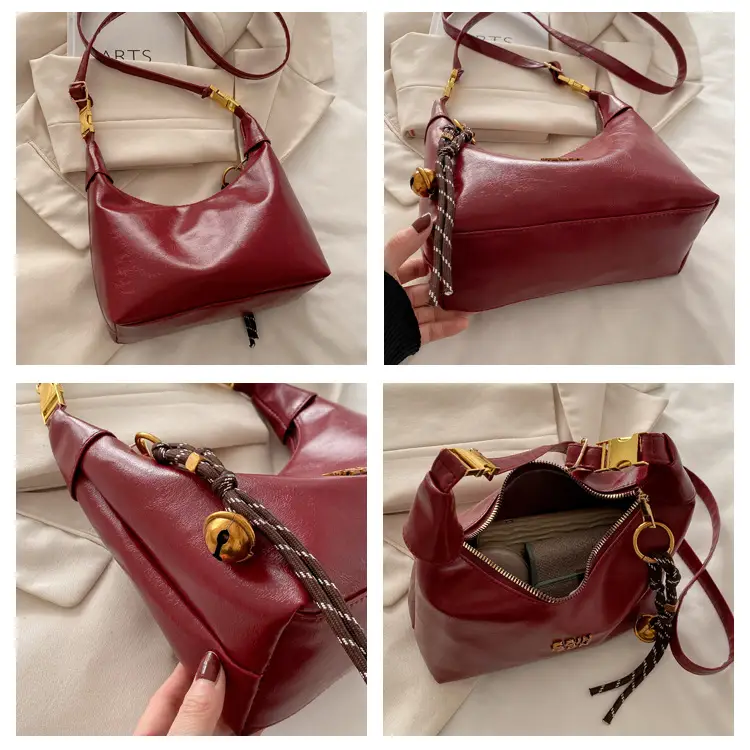 Korean Style Brown Shoulder Bag Women 2024 — feature 7