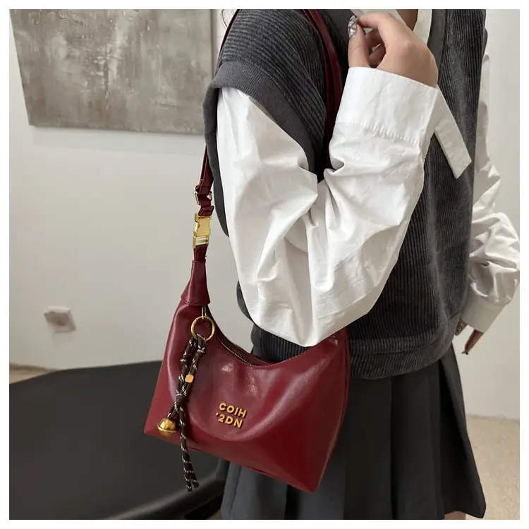 Korean Style Brown Shoulder Bag Women 2024 — feature 9