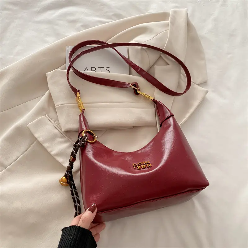 Korean Style Brown Shoulder Bag Women 2024 - Image 2