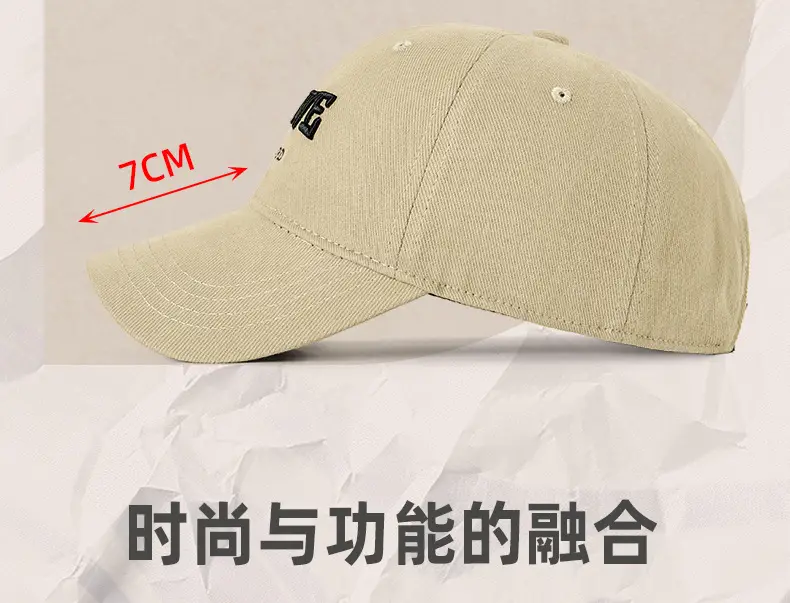 Korean Style Retro Baseball Cap with Wide Brim and Face-Showing Small Peaked Cap Workwear Trendy Brand Sun Hat for Men Outdoor Sun Hat for Women — feature 17