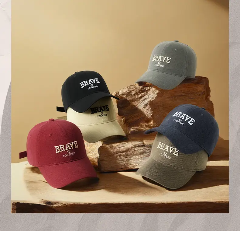 Korean Style Retro Baseball Cap with Wide Brim and Face-Showing Small Peaked Cap Workwear Trendy Brand Sun Hat for Men Outdoor Sun Hat for Women — feature 28