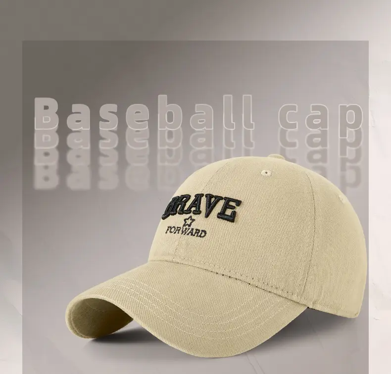 Korean Style Retro Baseball Cap with Wide Brim and Face-Showing Small Peaked Cap Workwear Trendy Brand Sun Hat for Men Outdoor Sun Hat for Women — feature 7