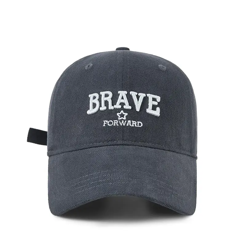 Korean Style Retro Baseball Cap with Wide Brim and Face-Showing Small Peaked Cap Workwear Trendy Brand Sun Hat for Men Outdoor Sun Hat for Women - Image 2