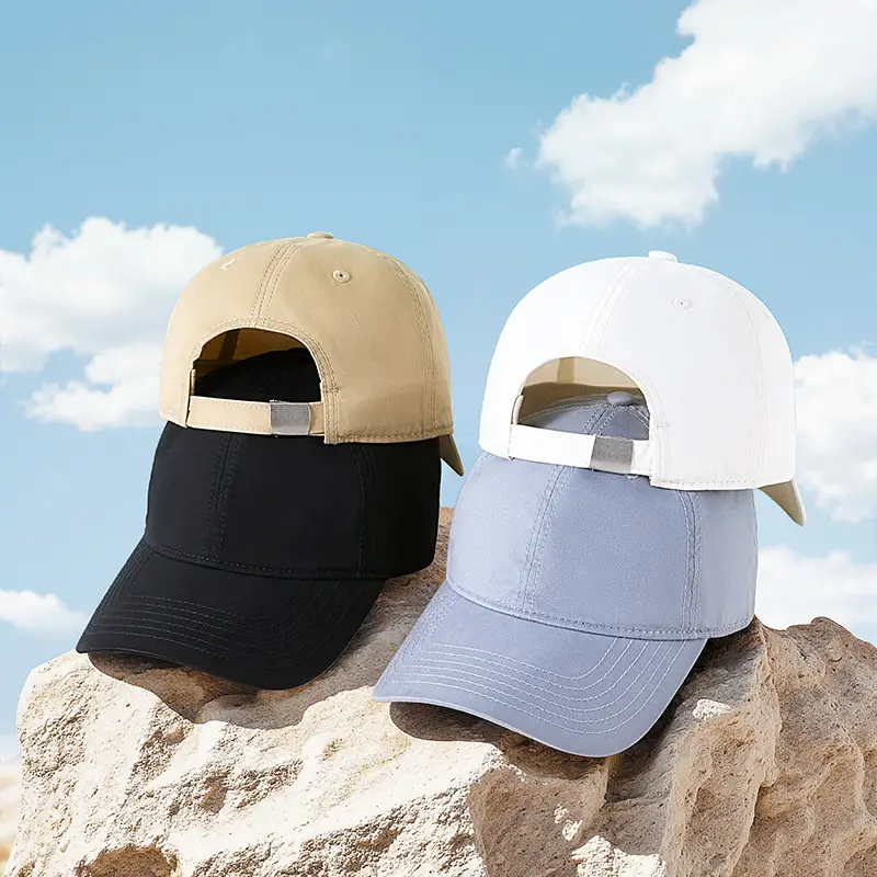 Korean Style Beige Baseball Cap for Outdoor Sports - Image 8