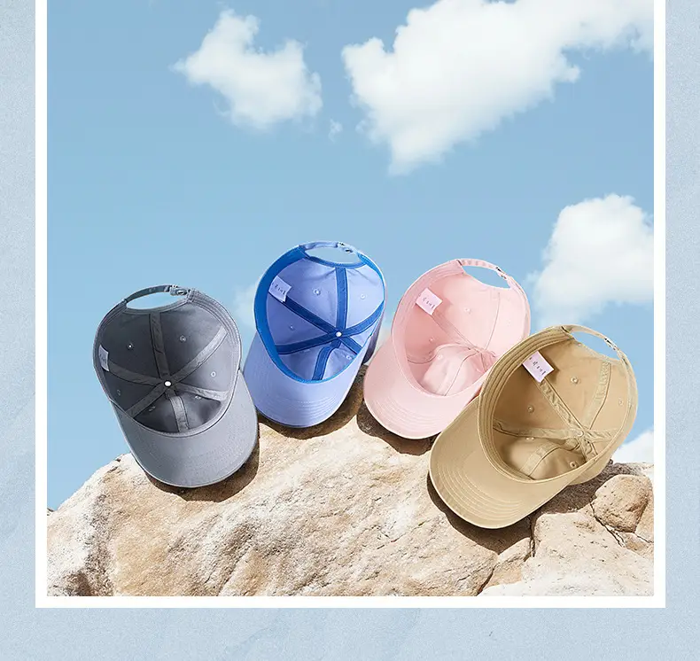 Korean Style Beige Baseball Cap for Outdoor Sports — feature 18