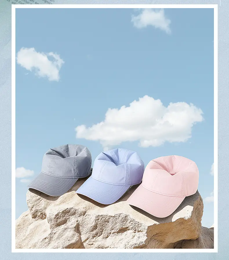 Korean Style Beige Baseball Cap for Outdoor Sports — feature 22