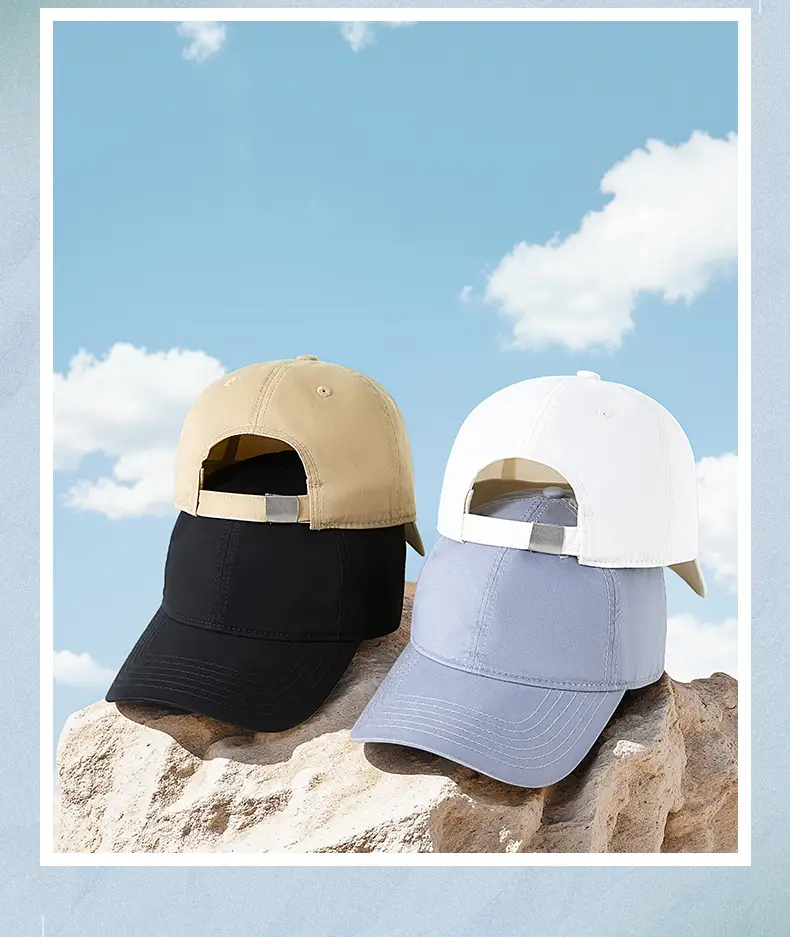 Korean Style Beige Baseball Cap for Outdoor Sports — feature 25