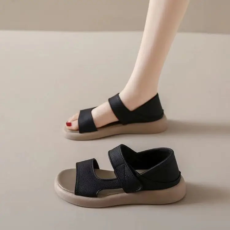Women's White Flat Roman Sandals 2025 Summer — feature 11