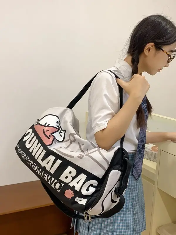 Cartoon Cartoon Print Travel Bag Large Capacity