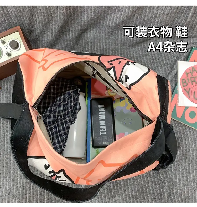Cartoon Cartoon Print Travel Bag Large Capacity — feature 11