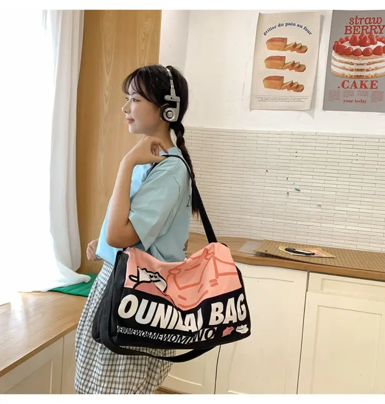 Cartoon Cartoon Print Travel Bag Large Capacity — feature 12