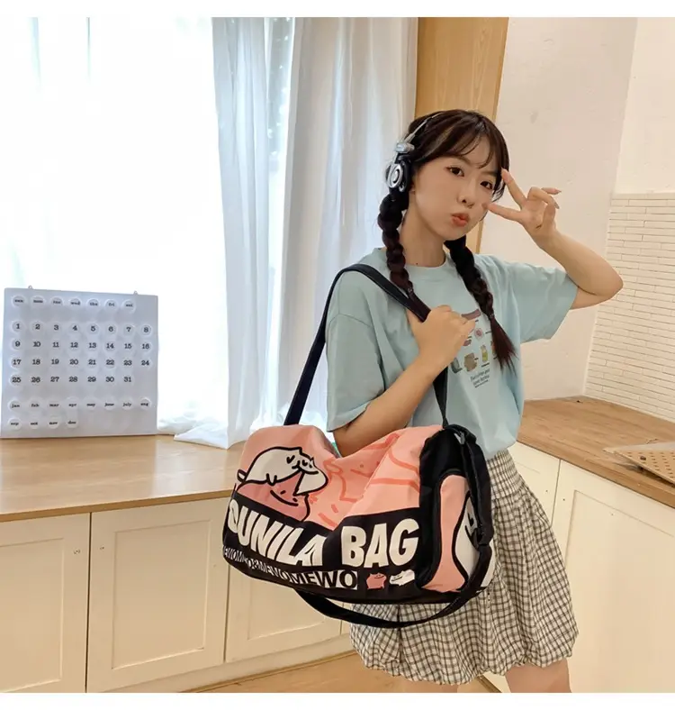 Cartoon Cartoon Print Travel Bag Large Capacity — feature 15