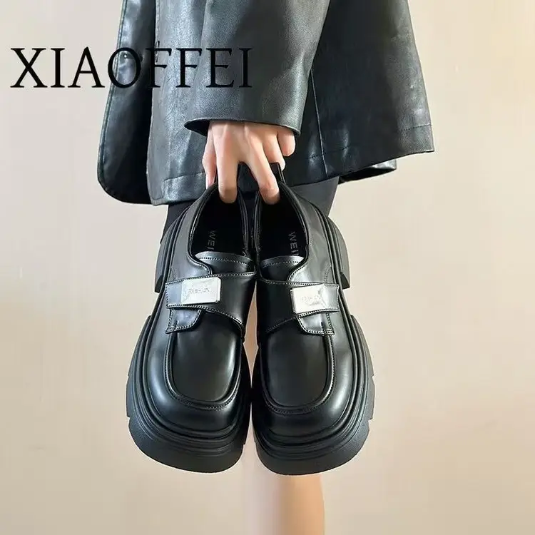 College Style Joker Small Leather Shoes Women's 2025 Spring New Work Loafers Mary Jane British Style Platform Shoes - Image 4
