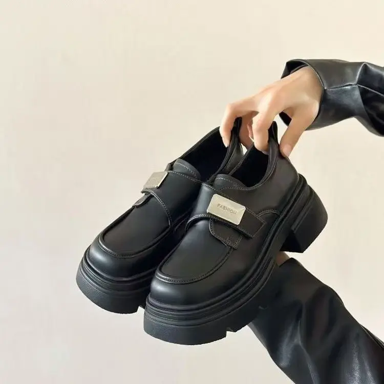 College Style Joker Small Leather Shoes Women's 2025 Spring New Work Loafers Mary Jane British Style Platform Shoes - Image 6