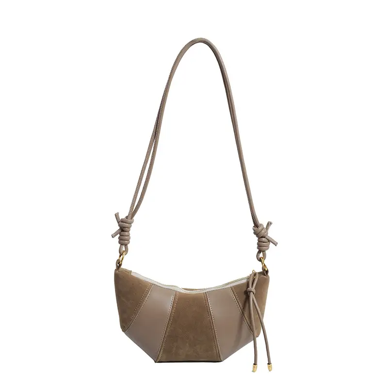Brown Crossbody Phone Storage Bag with Detachable Strap - Image 9