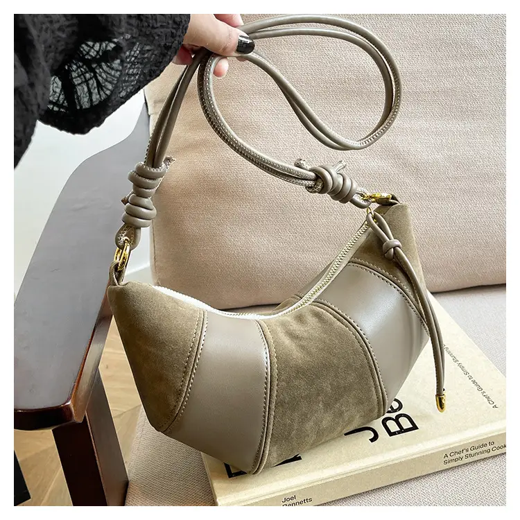 Brown Crossbody Phone Storage Bag with Detachable Strap — feature 12