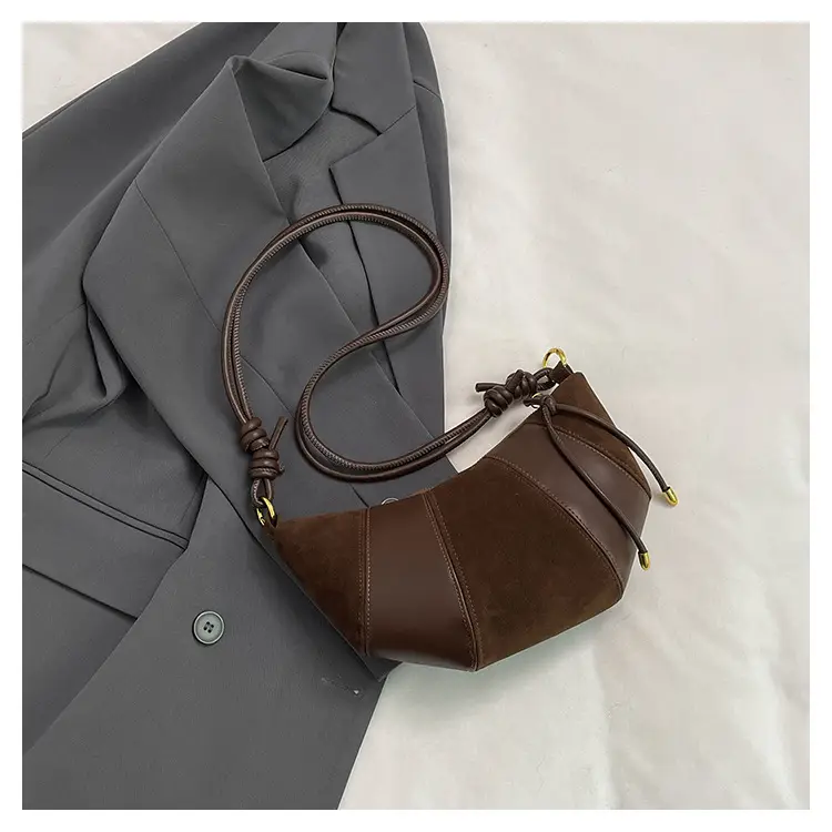 Brown Crossbody Phone Storage Bag with Detachable Strap — feature 16
