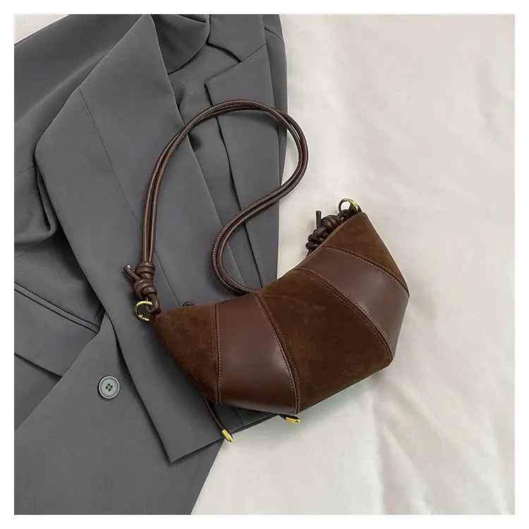 Brown Crossbody Phone Storage Bag with Detachable Strap — feature 17