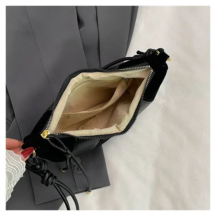 Brown Crossbody Phone Storage Bag with Detachable Strap — feature 20