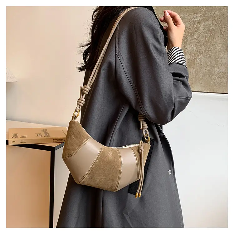 Brown Crossbody Phone Storage Bag with Detachable Strap — feature 27