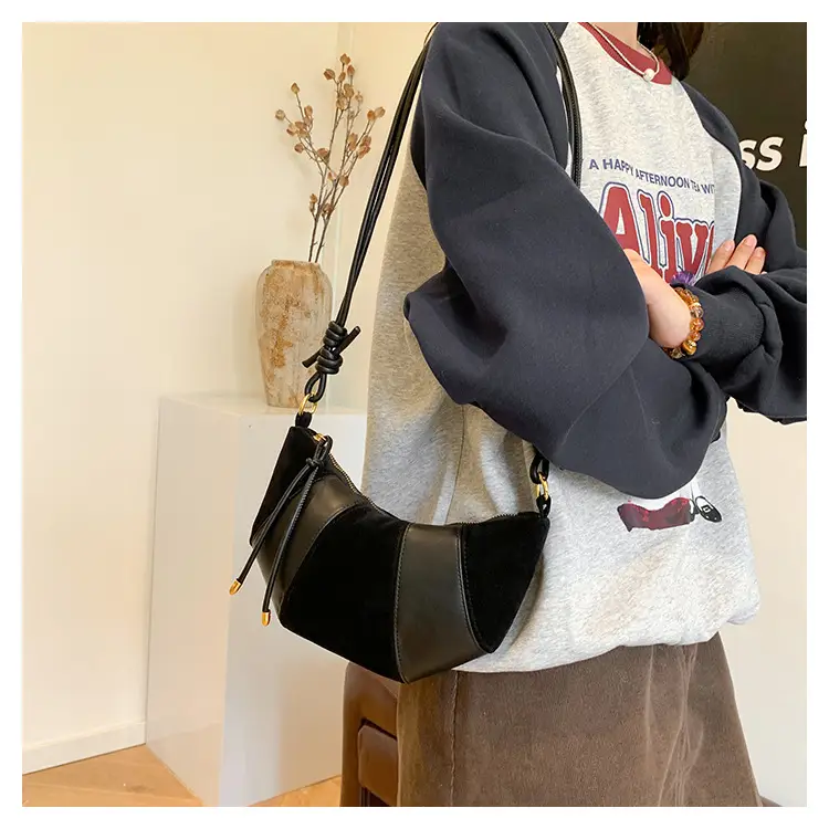 Brown Crossbody Phone Storage Bag with Detachable Strap — feature 30