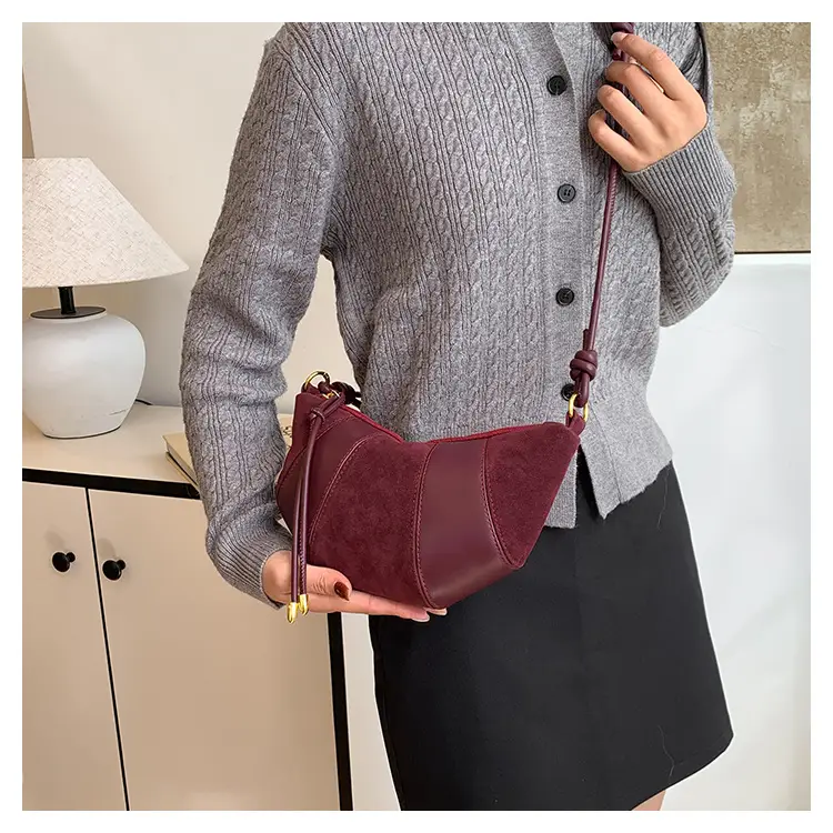 Brown Crossbody Phone Storage Bag with Detachable Strap — feature 34