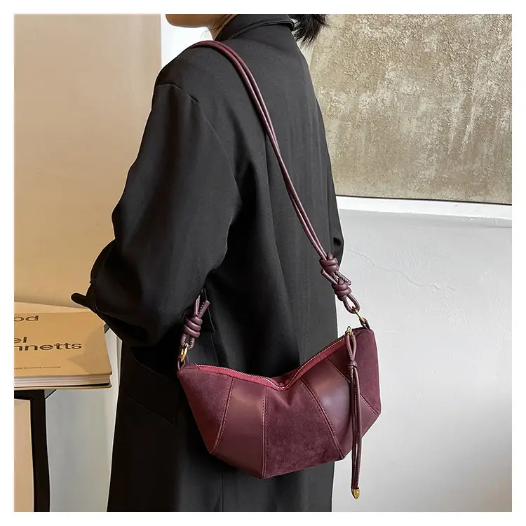 Brown Crossbody Phone Storage Bag with Detachable Strap — feature 36