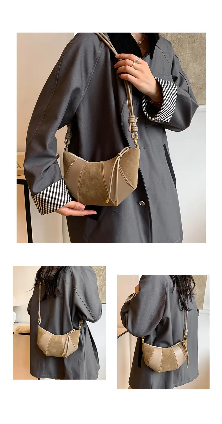 Brown Crossbody Phone Storage Bag with Detachable Strap — feature 9