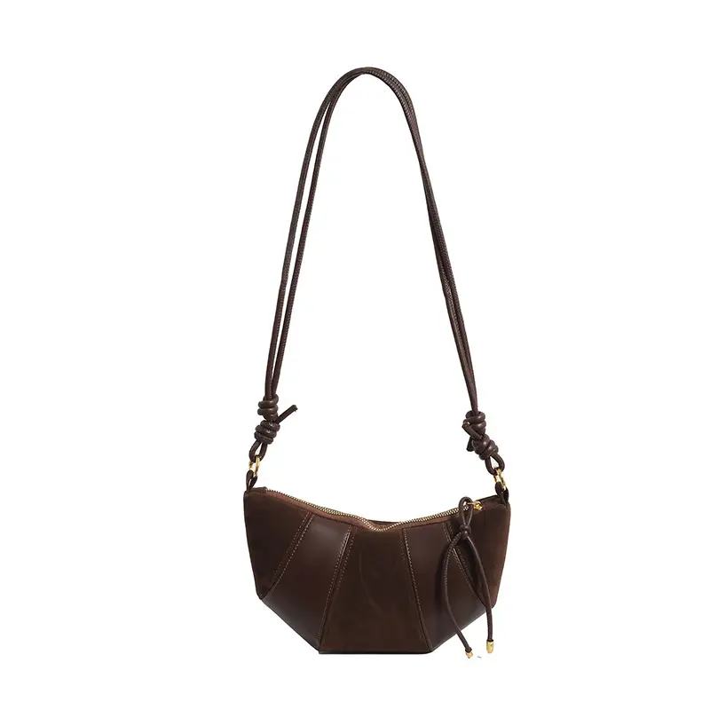 Brown Crossbody Phone Storage Bag with Detachable Strap - Image 3