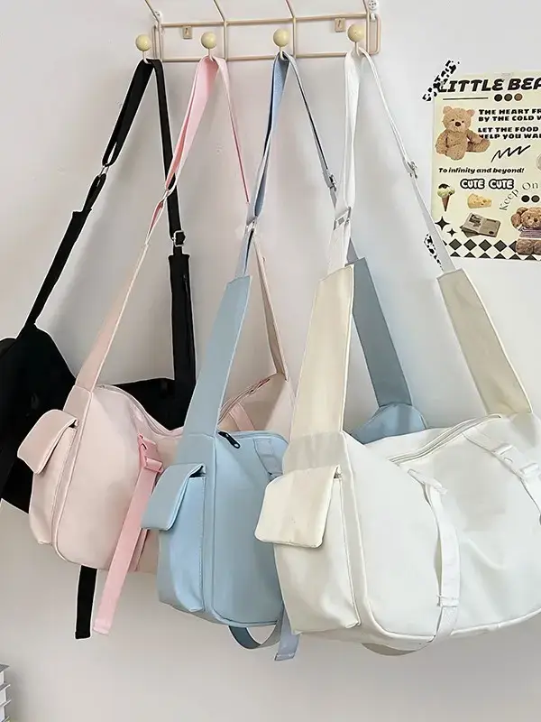 Pink Crossbody Bag for Women 2024 Travel Use