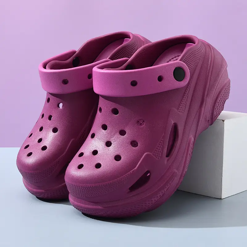 Summer Eva Thick-Soled Clogs for Women, Increased Breathable Toe-Toe Slippers, Non-Stinky Feet, Wear-Resistant Sandals and Slippers
