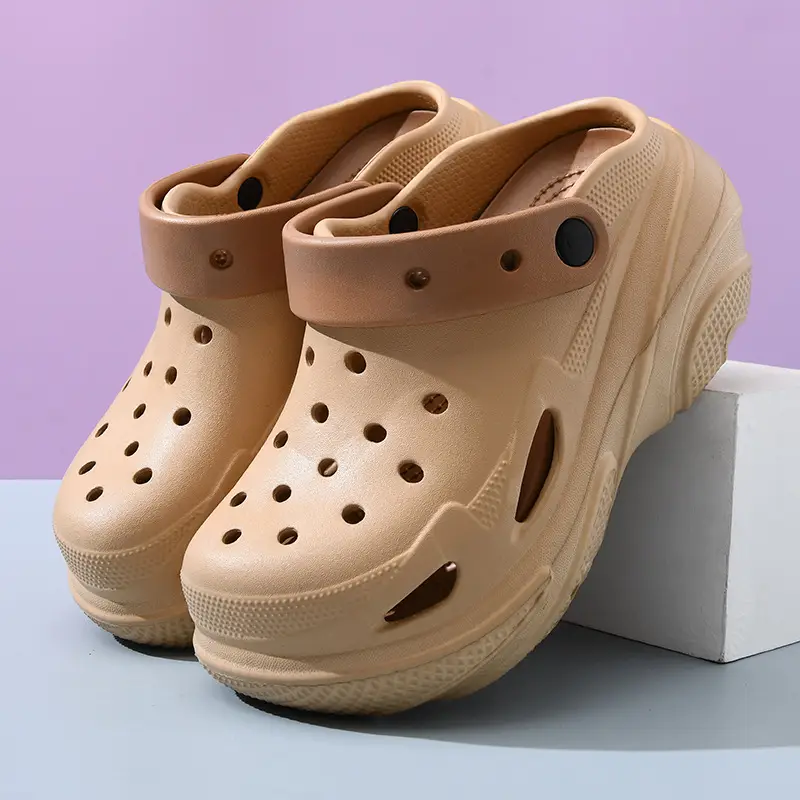 Summer Eva Thick-Soled Clogs for Women, Increased Breathable Toe-Toe Slippers, Non-Stinky Feet, Wear-Resistant Sandals and Slippers
