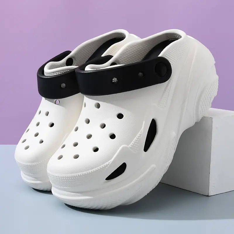 Summer Eva Thick-Soled Clogs for Women, Increased Breathable Toe-Toe Slippers, Non-Stinky Feet, Wear-Resistant Sandals and Slippers