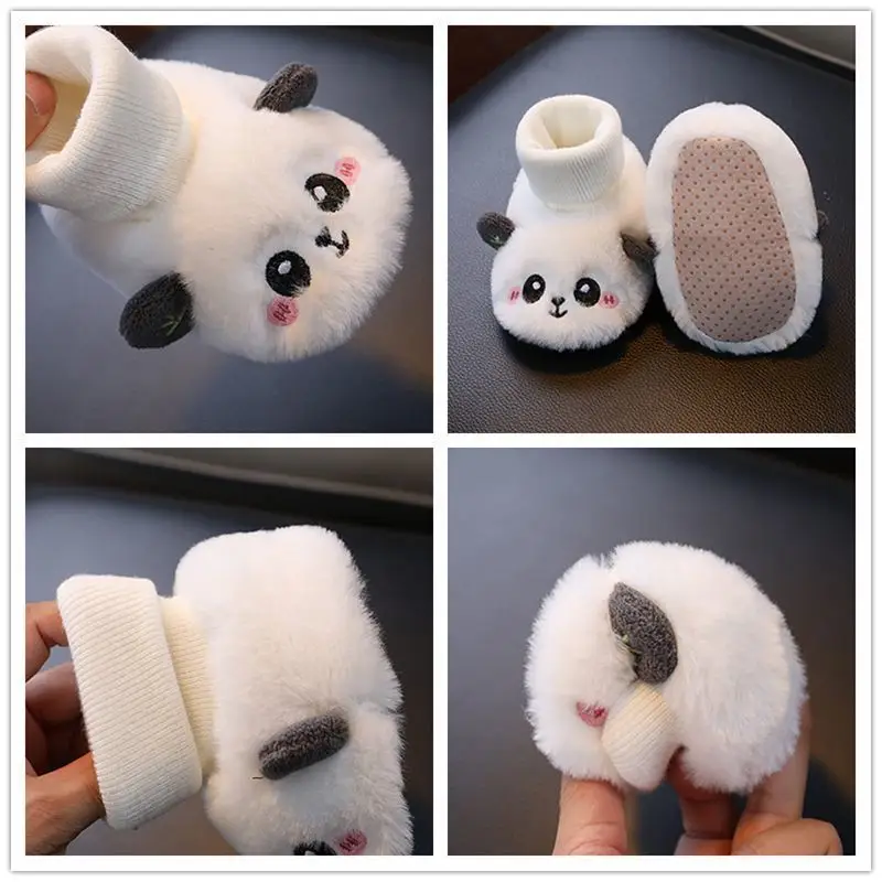Panda Fleece Foot Socks for Baby Toddler Warm Non-Slip — feature 10