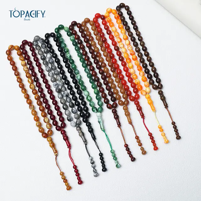 Oval Green Prayer Beads Tasbiha 33 — feature 13