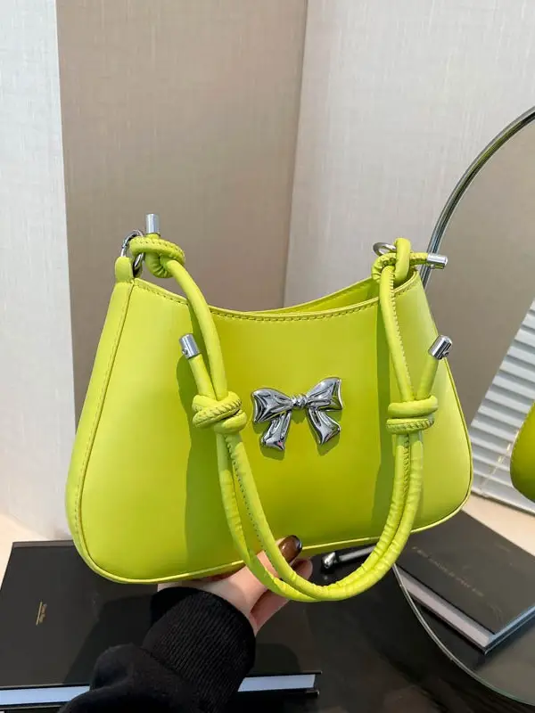 Brown Bowknot Shoulder Bag for Women 2026 - Image 11