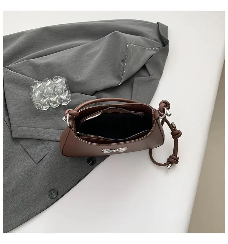 Brown Bowknot Shoulder Bag for Women 2026 — feature 27