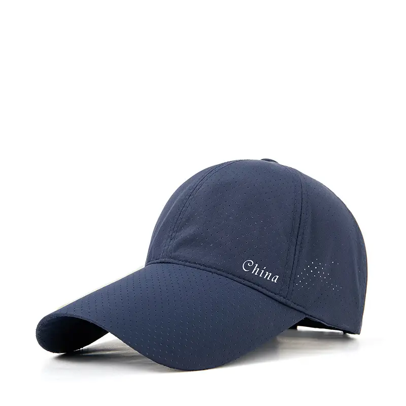 Women Green Cotton Baseball Cap with Brim 11cm