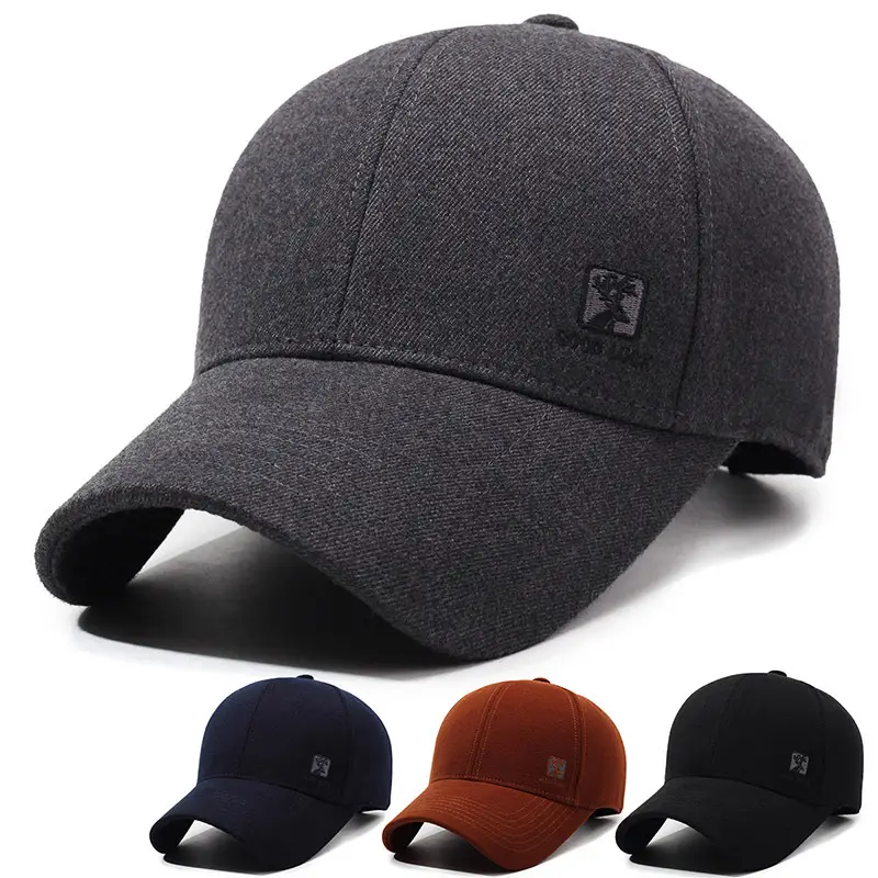 Men's Dark Gray Baseball Cap with Logo - Image 5