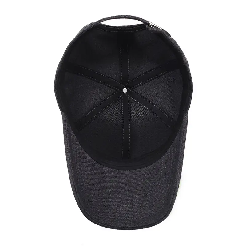 Men's Dark Gray Baseball Cap with Logo - Image 8