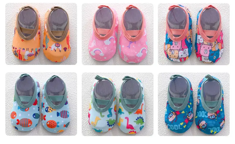 Kids Cartoon Baby Floor Shoes Blue Soft Soled — feature 4