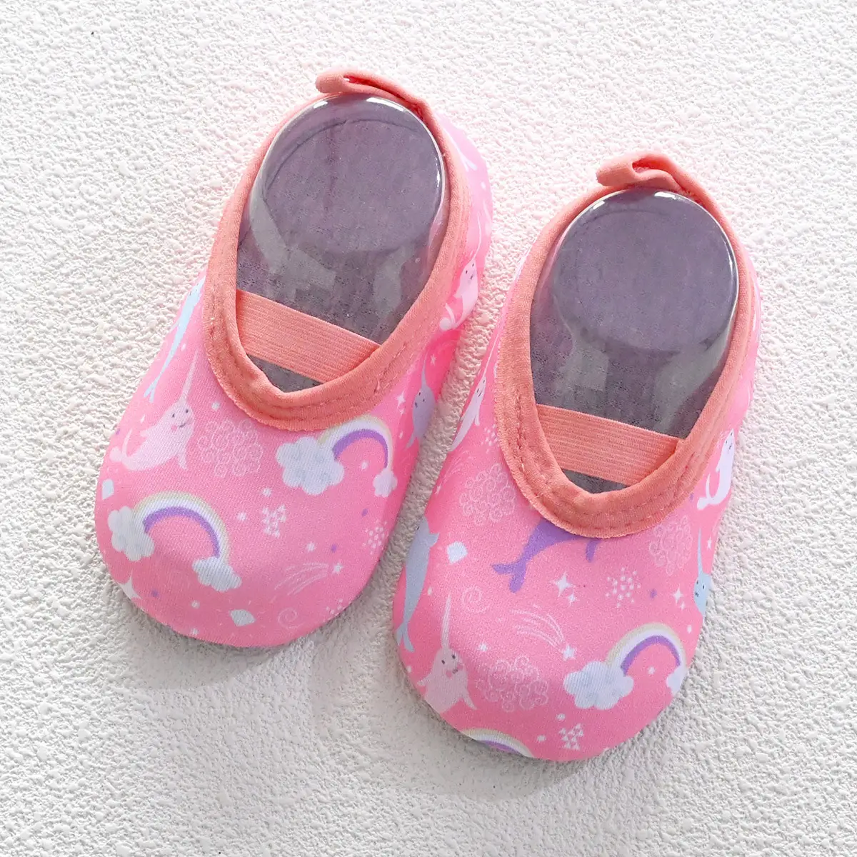 Kids Cartoon Baby Floor Shoes Blue Soft Soled