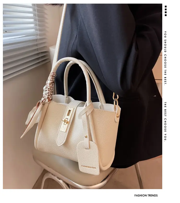 Women's Crossbody Bag Yellow Leather All-match 2024 — feature 1